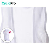 TENUE VÉLO DE ROUTE BLANCHE - ÉLÉGANCE+ Tenue de cyclisme été CycloPro 