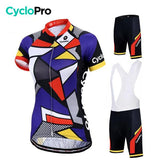 TENUE VÉLO DE ROUTE MOSAIQUE - CONFORT+ Tenue de cyclisme été CycloPro 