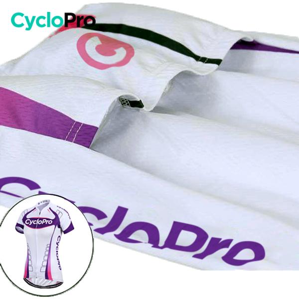 Tenue Vélo de Route Violet - Confort+ Tenue de cyclisme été GT-Cycle Outdoor Store 