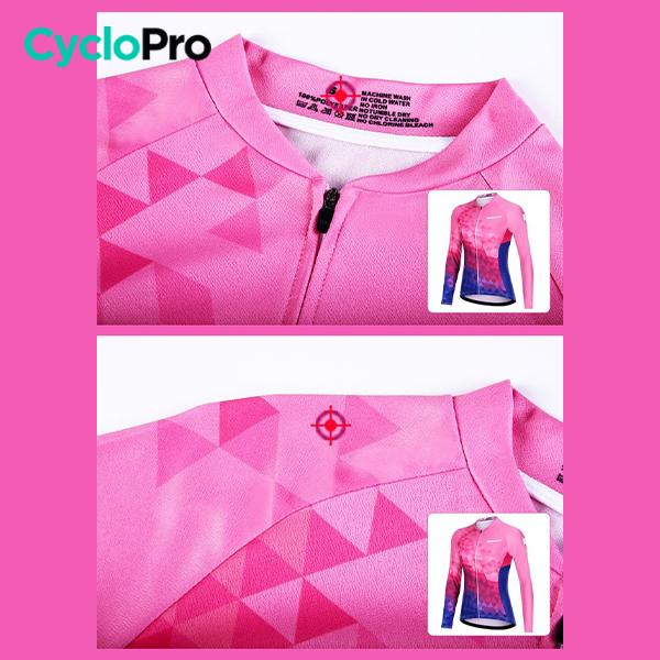 TENUE VÉLO FEMME AUTOMNE - CUBIC+ tenue de cyclisme CycloPro 