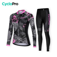 TENUE VÉLO FEMME AUTOMNE - NATURA+ - DESTOCKAGE tenue de cyclisme CycloPro 