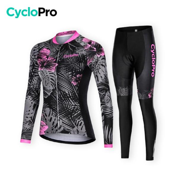 TENUE VÉLO FEMME AUTOMNE - NATURA+ - DESTOCKAGE tenue de cyclisme CycloPro 