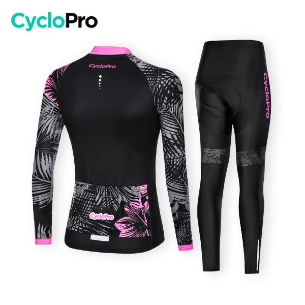 TENUE VÉLO FEMME AUTOMNE - NATURA+ - DESTOCKAGE tenue de cyclisme CycloPro 