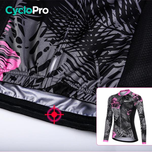 TENUE VÉLO FEMME HIVER - NATURA+ tenue de cyclisme CycloPro 