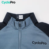 Thermique Cyclisme Bleue - Thermika Veste thermique velo CycloPro 