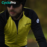 Thermique Cyclisme Jaune - Thermika Veste thermique velo CycloPro 