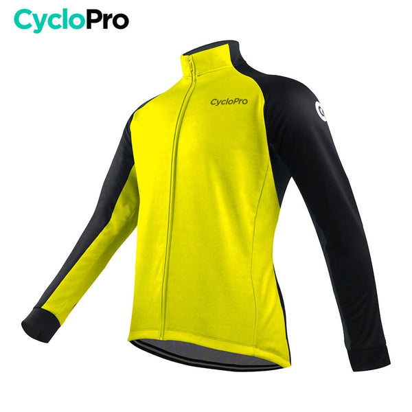 Thermique Cyclisme Jaune - Thermika Veste thermique velo CycloPro 