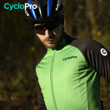 Thermique Cyclisme Verte - Thermika Veste thermique velo CycloPro 