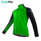 Thermique Cyclisme Verte - Thermika Veste thermique velo CycloPro 