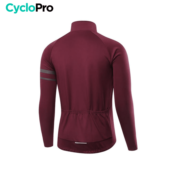 Veste Thermique Cyclisme Rouge - Mountain+ CycloPro 